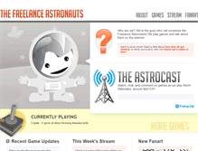 Tablet Screenshot of freelanceastronauts.com